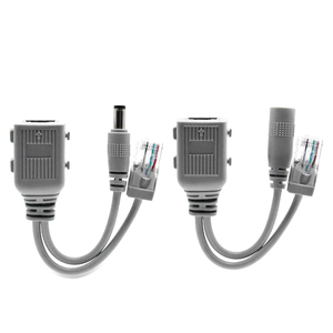 Divisor POE de tipo recto de 100Mbps, 5V-24V, adaptador de alimentación a través de Ethernet, inyector separador de Cable PoE para sistema de cámara IP - Product Image 1