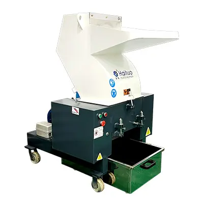 Triturador de plástico Haituo 400MM 7.5kw 15HP forte e poderoso triturador de plástico para reciclagem de máquinas