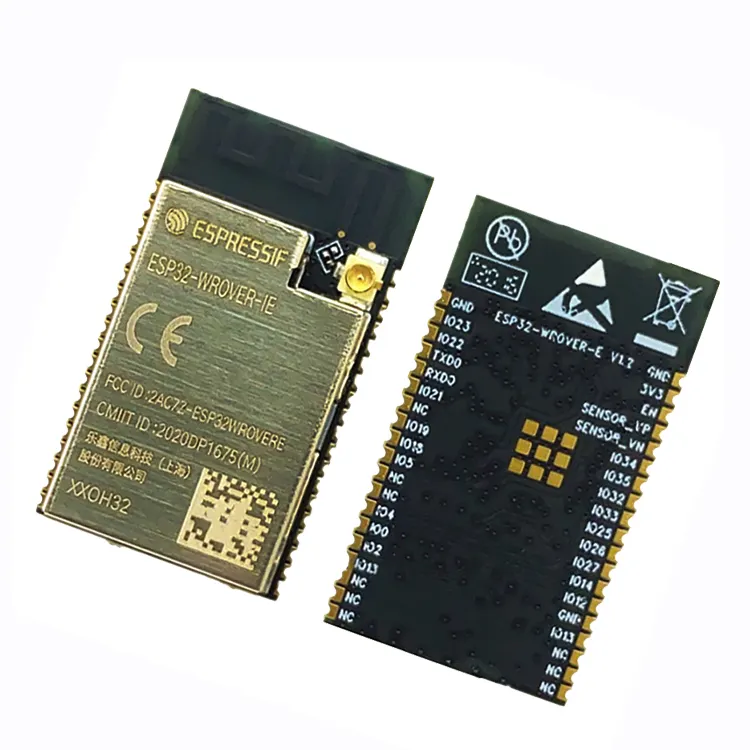 Espressif โมดูล ESP32 ESP32-WROVER-IE แบบ Dual Core MCU 2.4G โมดูล RF ไร้สาย WIFI BLE โมดูล WiFi BT พร้อม8MB PSRAM