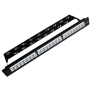 แผงเชื่อมต่อแร็ค1U ขนาด19นิ้ว CAT6/CAT5E/CAT6A UTP แผงเครือข่าย RJ45 24พอร์ต/48พอร์ต CAT6/CAT5E/CAT6A แผงสายเคเบิลเครือข่ายแพทช์ - Product Image 6