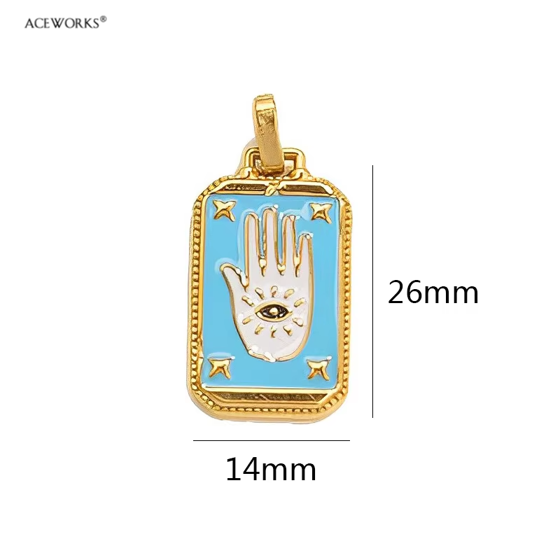 Breloque main mauvais œil (Hamsa) Or