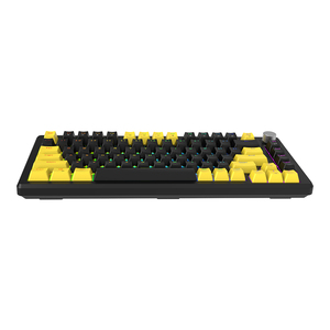 OEM USBDIYワイヤレスメカニカルキーボード人間工学に基づいたキーアルミニウムノブを備えたマルチメディア機能人間工学に基づいた高低キー - Product Image 3