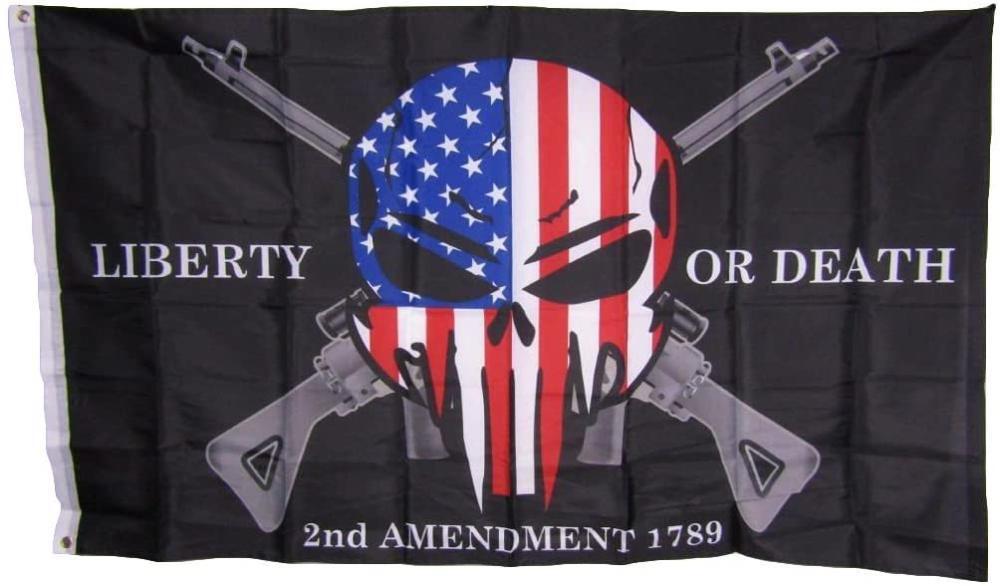 drapeau de la mort de la liberté