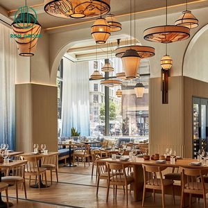 Modern High-End Luxury Square Wood <strong>Table</strong> and Curved Chair <strong>Set</strong> for Cafe Restaurants Factory Price - Product Image 6