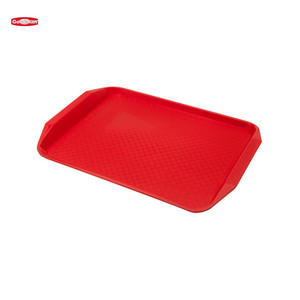 批发带手柄的矩形塑料快餐托盘 - Product Image 3