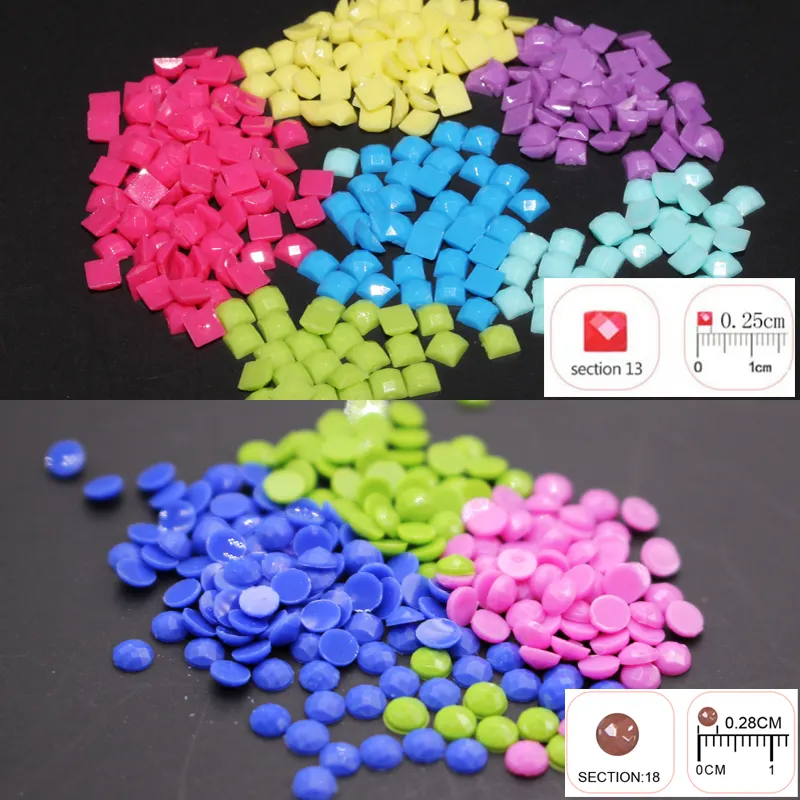 447 Colors drill for Diamond Painting Accessories for raw materials Diy 2.5mm 2.8mm round square stone