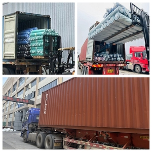 低价批发材料纺织平纹100% 涤纶90gsm漂白白色面料床单 - Product Image 6