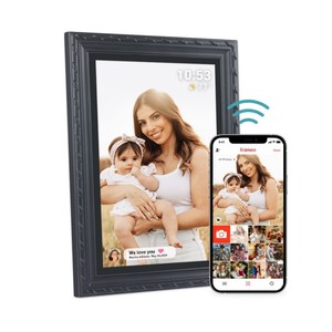 10.1インチIPSタッチスクリーンWiFiデジタルフォトフレーム-32GBクラウドストレージ、HDディスプレイ、リモート共有 - Product Image 4