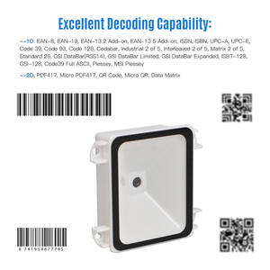 Mini USB <strong>Fixed</strong> Mount Barcode <strong>Scanner</strong> Scan Engine Barcode Reader Module <strong>Scanner</strong> Portable <strong>Bar</strong> <strong>Code</strong> <strong>Scanner</strong> - Product Image 5