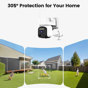 Cámara de seguridad de red AOV al aire libre a todo Color HIK IP 4MP pistola máquina de bolas WIFI Solar CCTV cámara de seguridad IP PTZ de baja potencia - Product Image 5