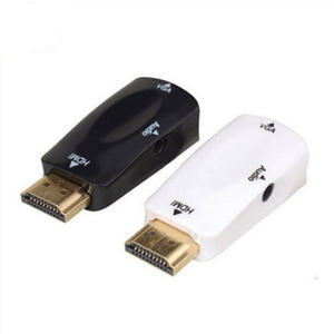 1080P <strong>HDMI</strong> to <strong>VGA</strong> Adapter Digital to Analog Video Audio Converter Cable for Desktop Laptop Monitor Projector