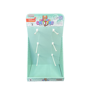 Складная витрина из гофрированного картона с крючками для игрушек - Product Image 4