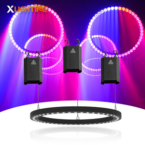New Kinetic Beam Ring <strong>Light</strong> LED RGBW DMX512 Control Kinet Winch System DJ <strong>Lights</strong> for Bar Night Club Concert Disco Stage Lighting - Product Image 4