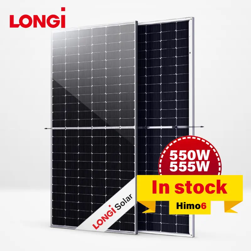 Недорогая солнечная панель Longi EU, 3200 Вт, 560 Вт, 500 Вт, 760 Вт, солнечная панель Longi, 550 Вт