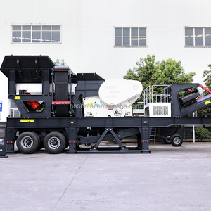 Di động máy nghiền con lăn với điều khiển PLC và động cơ AC cho Vàng/quặng & mỏ đá Khai Thác-năng suất cao rung màn hình máy nghiền - Product Image 2