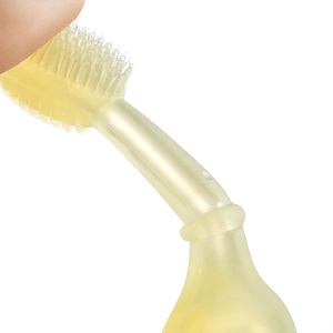高品质手动牙刷头防尘套硅胶舌刷婴儿定制牙刷 - Product Image 6