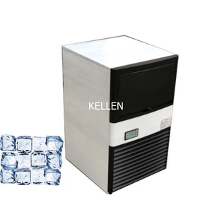 工厂不锈钢商用制冰机，带储物透明冰块制造机汽车制冰机 - Product Image 1