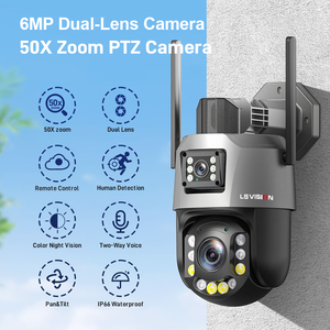 LS VISION nueva llegada al aire libre inalámbrico 4G Wifi PTZ 50X Zoom CCTV cámara de seguridad Audio bidireccional visión nocturna cámara de red - Product Image 2