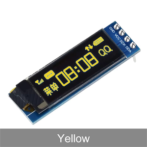 0,91-Zoll-OLED-Modul Weiß/Blau OLED 128 X32 OLED-LCD-LED-Anzeige modul 0,91 "IIC-Kommunikation für Arduino