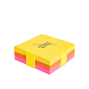 Bloc de notas lindo colorido impreso en papel personalizado Bloc de notas adhesivas extraíbles creativas - Product Image 1