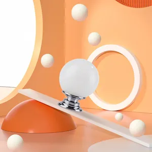 Trắng Ngọc Trang Trí Núm Đồ Nội Thất Cửa Vòng Xử Lý Và Kéo Nhân Tạo Pha Lê Knobs Cho Đồ Nội Thất Tủ Quần Áo Tủ Ngăn Kéo - Product Image 4