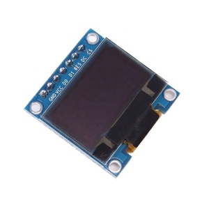 OLED 0,96 Zoll Display Modul SSD1306 I2C IIC SPI Serie 128X64 LCD 4 Stifte Gelbblau Weißblau für Arduino(Stift-Kopfern kopfert