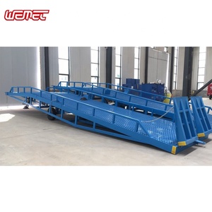 WEMET-rampa de carga móvil para carretilla elevadora, plataforma de carga/descarga para contenedor hidráulico, con CE