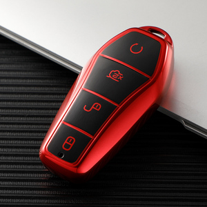 BYD Qin Plusdmi Atto 3 Han EVドルフィン新品ソフトTPUカーキーケース4ボタンリモコン保護カバー耐久性のあるアクセサリー - Product Image 6