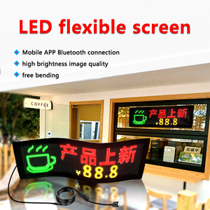 Esnek kapalı RGB paneli yumuşak <span class=keywords><strong>LED</strong></span> ekran perakende mağaza reklam mağazası alışveriş merkezi mağazası için programlanabilir <span class=keywords><strong>LED</strong></span> işareti