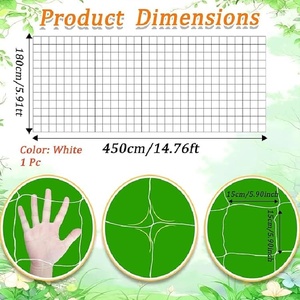 HDPE/PE/PP Extrudiertes Gitter Pflanzen unterstützung snetz Kunden spezifisch geschnittene Kunststoff netze zum Schutz - Product Image 6