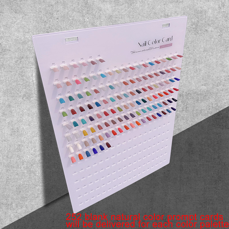 Un tableau d'affichage vierge de 240 couleurs