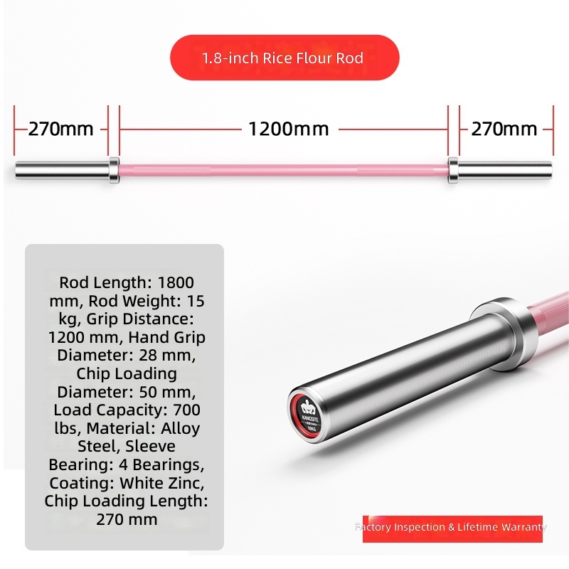 1,8 m rose, capacité de charge 700 lb