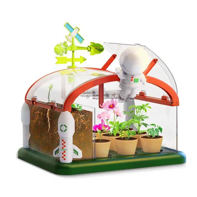 Children's planting country house DIY sunshine Room with lighting hands on enlightenment toys for kids