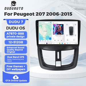 DUDUAUTO UIS7870 Car Radio Intelligent System Multimedia Player Navigation GPS Carplay for Peugeot KIT <strong>207</strong> 2006-2015 - Product Image 5