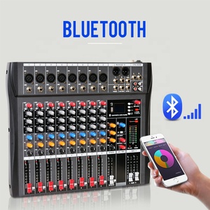 BMG คอนโซลดีเจมิกเซอร์8ช่อง,พาวเวอร์ซัพพลาย48 V Phantom เครื่องผสมเสียงบลูทูธ MP3สำหรับเครื่องเล่น CT-80S - Product Image 3