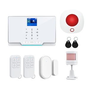 Glomarket Smart Wireless Wifi Home <strong>Alarm</strong> Tuya GSM <strong>IOS</strong> <strong>Android</strong> APP Touch Screen <strong>Control</strong> SMS for Home <strong>Security</strong> <strong>Alarm</strong> - Product Image 1