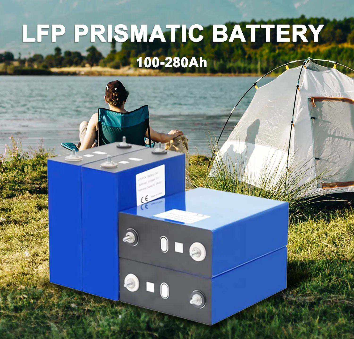 Prismatic Solar Lifepo4 lithium ion battery Cell 3.2v 125Ah 8000cycle Off Grid Solar Energy Battery Lifepo4 batteries Cell pack