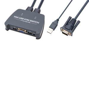 VCOM VGA KVM Switch 1080P 60Hz 2 en 1 Salida Conmutador manual con entrada Cables USB 1,2 M para monitor Teclado Ratón - Product Image 4
