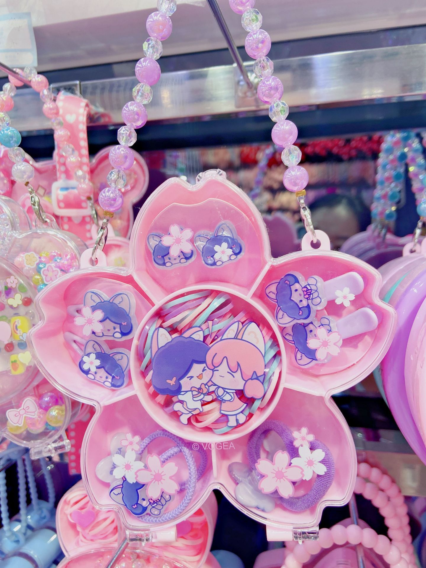 Accessoires de boîte de fleurs de cerisier aléatoires