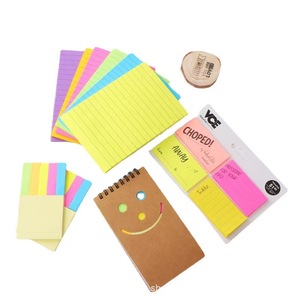 Gran oferta, autoadhesivo, papel compensado, índice, Bloc de notas, pegatinas, notas adhesivas, marcadores de página y pestañas de índice para uso de papelería escolar