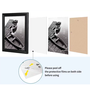 简单设计4x6金色相框光泽铁相框，用于墙壁或桌面展示家居装饰