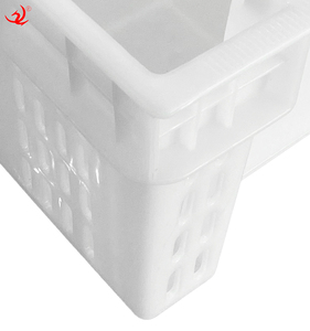 Caja de transporte de carne de grado alimenticio Caja de rotación de pescado Caja de plástico apilada y anidada con precio de fábrica - Product Image 5