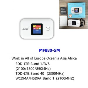 MF880 renk ekran 4G yönlendirici LTE taşınabilir mobil uygun araba WIFI ekleme SIM kart frekans bandı 1.3.5.40 cep wifi