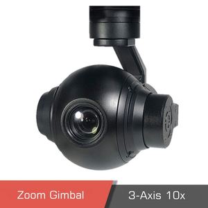 Gimbal kamera qquadcopter Drone 10x küçük yakınlaştırma kamerası Quadcopter için VTOL Fixedwing İha 3 eksen fırçasız Gimbal kendini stabilize