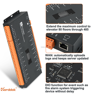 20-80 Stockwerke TCP/IP-Software Elevator Access Control Lift Access Controller-Karte - Product Image 4