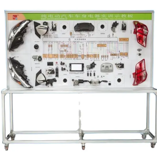 Plataforma de treinamento de veículos, equipamento de ensino para veículos elétricos automotivos