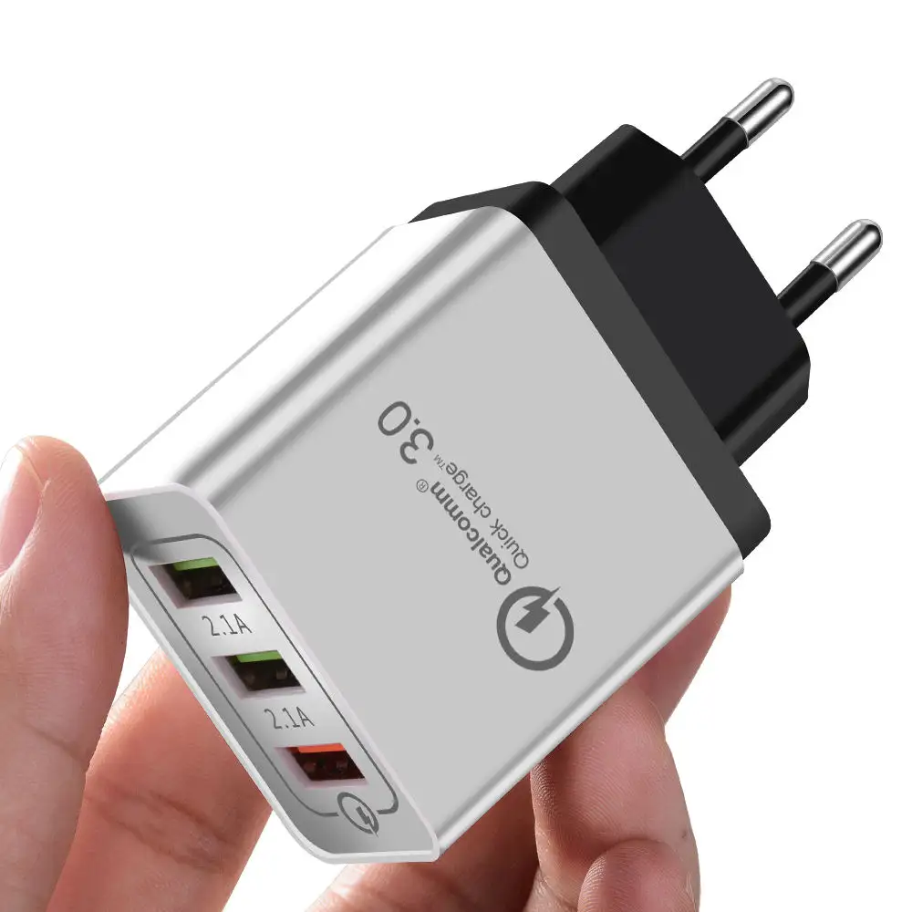 Schnell ladung 3.0 USB-Ladegerät Schnell ladung EU US QC3.0 Handy-Ladegerät Adapter Für iPhone Für Samsung Für Xiaomi
