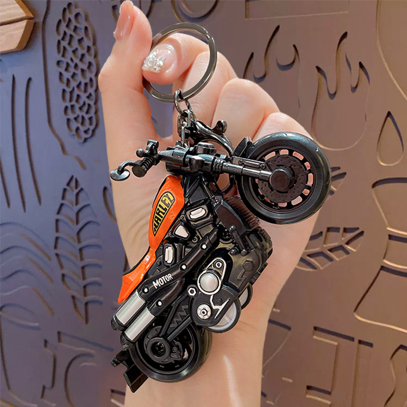 Colgante para coche Harley-back-naranja