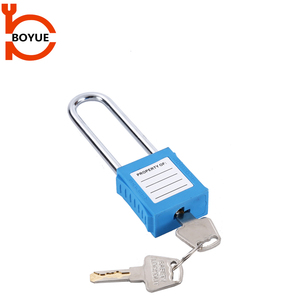 Boyue Tùy Chỉnh Quản Lý Khóa Thép Còng Dưới Gia Cố Nylon Ổ Khóa An Toàn Với Key Bền Chống Trộm Tính Năng - Product Image 5