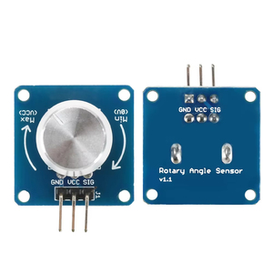 Módulo de Sensor de ángulo de rotación de 3-5,5 V CC, interruptor de perilla, módulo de interruptor de potenciómetro de resistencia a la luz y volumen ajustable